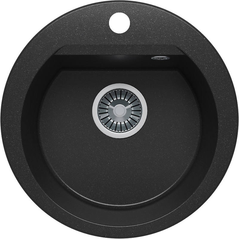 Кухонная мойка Polygran Atol-460 №16 678897 Черная