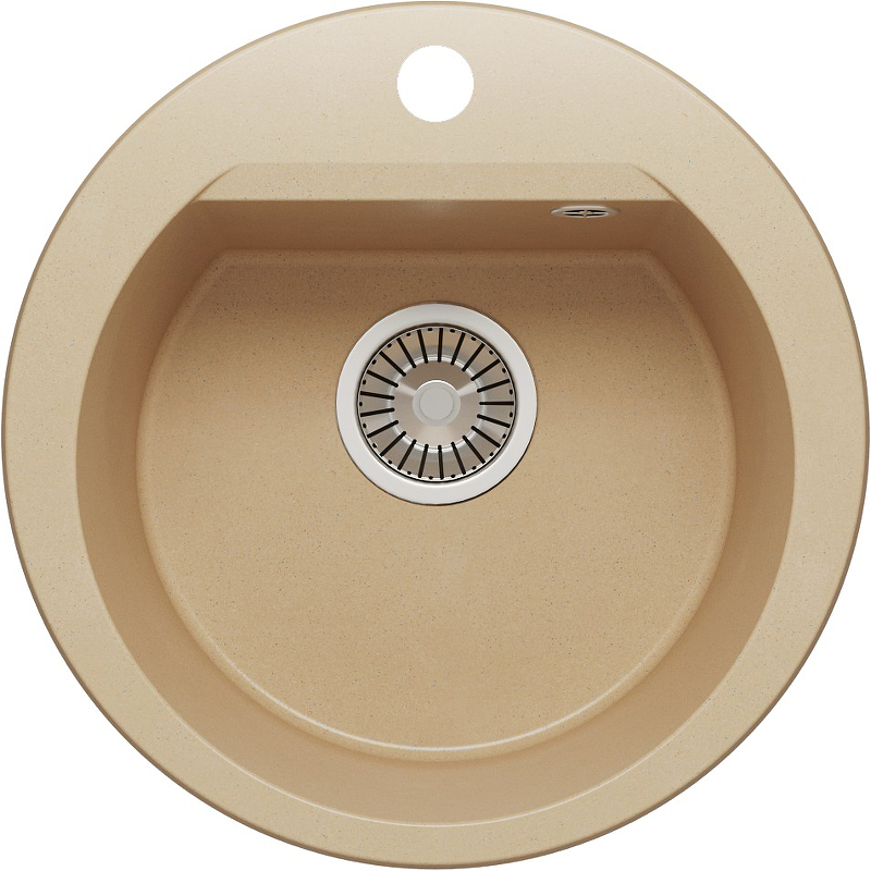 Кухонная мойка Polygran Atol-460 №27 678903 Бежевая
