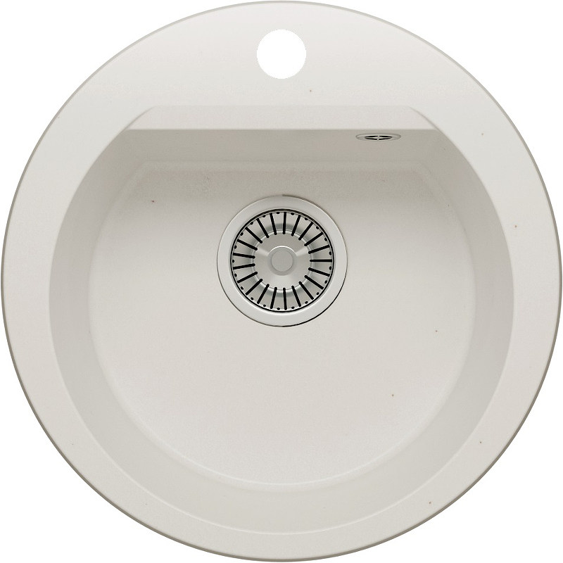Кухонная мойка Polygran Atol-460 №36 678910 Белый хлопок