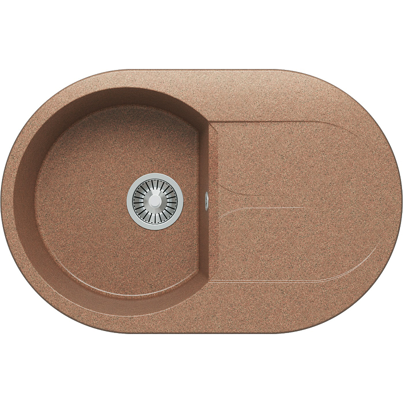 Кухонная мойка Polygran Atol-760 №307 679054 Терракот