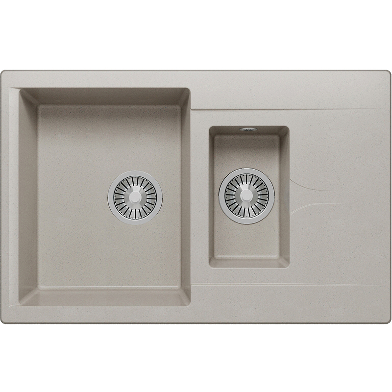 Кухонная мойка Polygran Brig-770 №14 621398 Серая