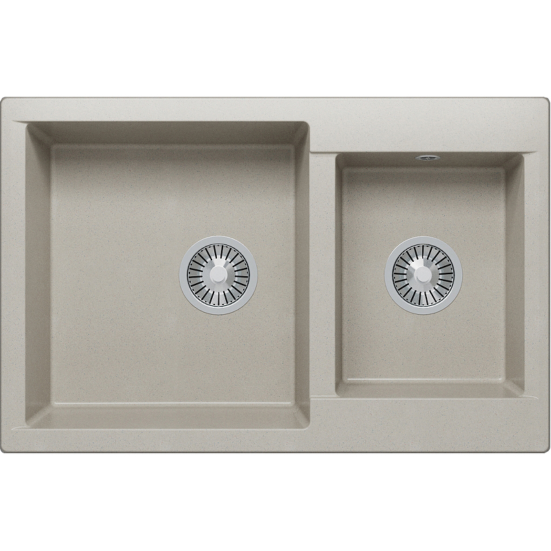 Кухонная мойка Polygran Brig-772 №14 621473 Серая